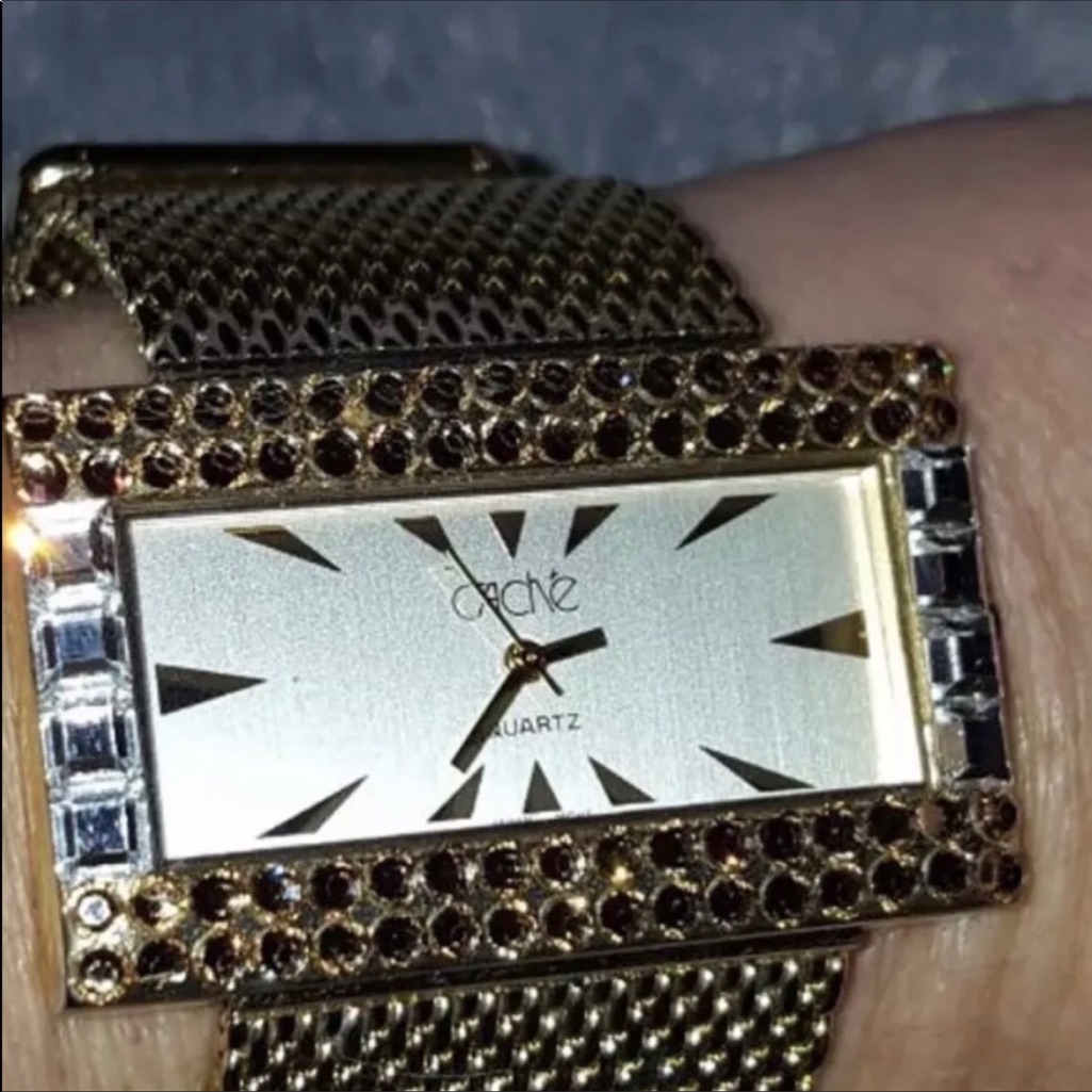 Cache Gold Watch